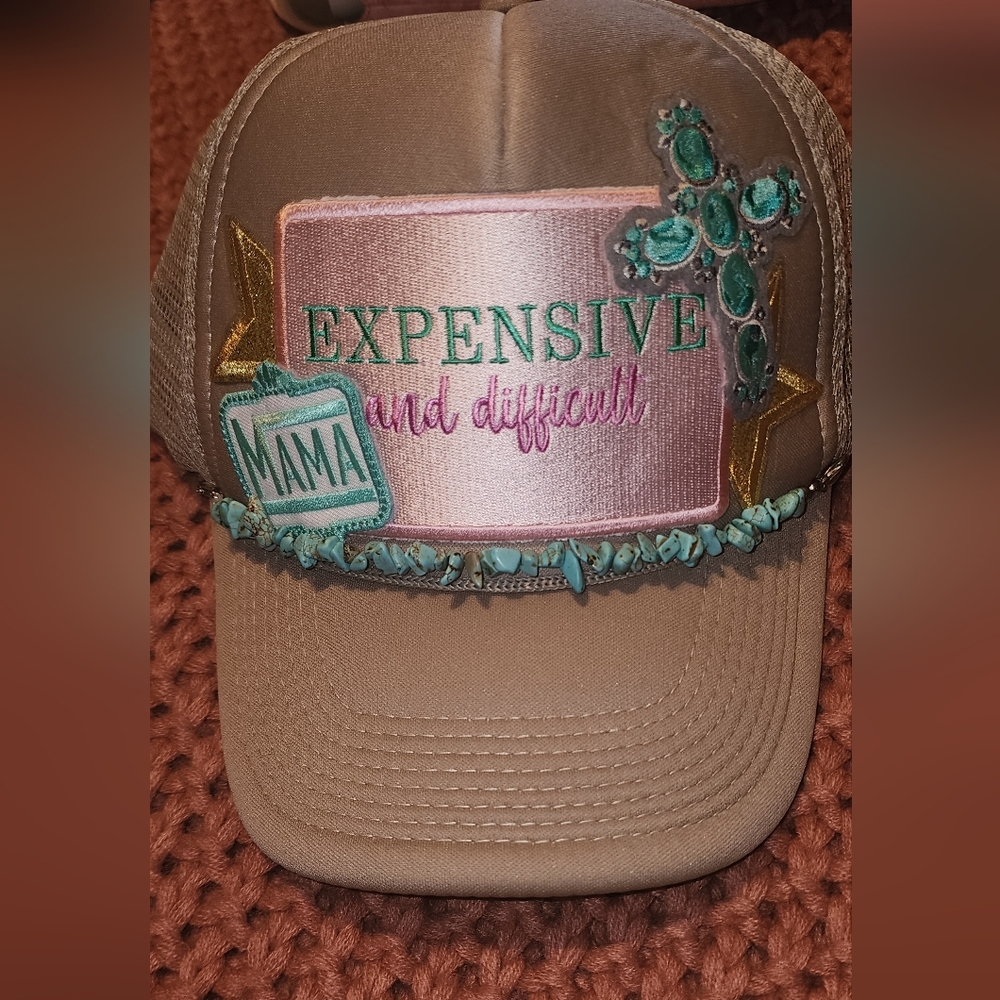 Expensive and Difficult trucker hat